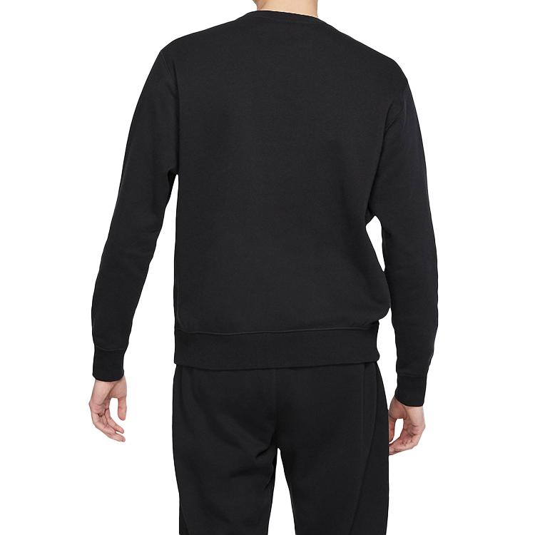 Nike Sportswear Club Fleece Crewneck Black/White Men Streetwear BV2662-010