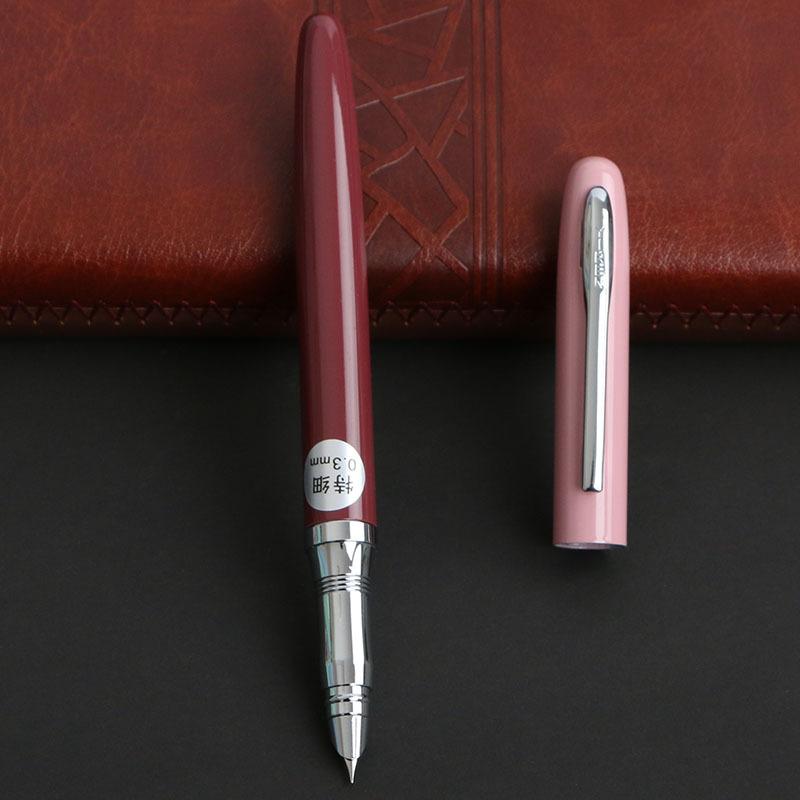 Huaqi Direct Supply Morandi Student Fountain Pen 0.3Mm Ultra-Fine Nib Smooth Writing Stationery Store Student Gift