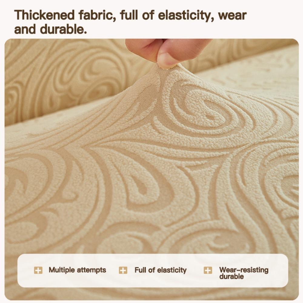 Elastic Chair Cover Thickened One Piece Stretchable Dining Chair Slipcover for Home Hotel All Season