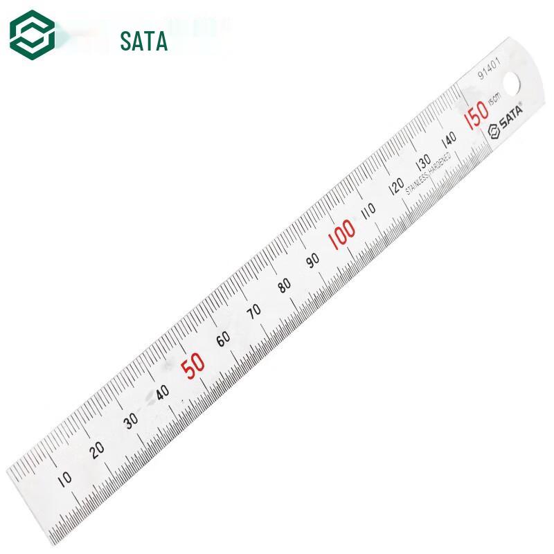 SATA Stainless Steel Ruler 150MM