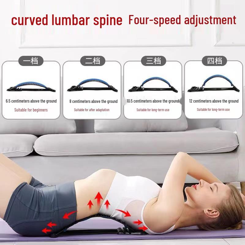 Lumbar Soother: Fitness Equipment, Massager & Traction Device for Back and Waist Support