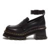 Dr. Martens Coran Couro Mocassins da Moda Mocassins Femininos Preto 40534001