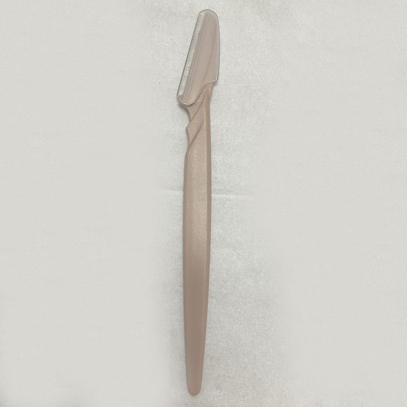 Women's Straight Handle Eyebrow Razor: Special Shaping Tool, Beauty Makeup Artifact, Chrome Thickened Version, 5.5g.