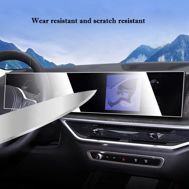 For BMW X7 X6 X5 G05 G18 G06 G07  2024 2025 Car GPS Navigation LCD Screen HD Protective Film Protector Decoration Stickers