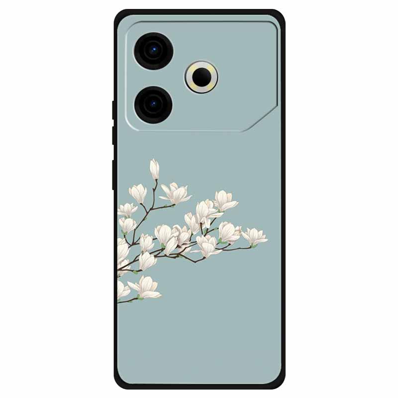 For Tecno Pova 6 Neo Case Silicone Soft Flower Space Fashion Cover For Tecno Phantom X2 Pro Cases Landscape Paint Covers Cute