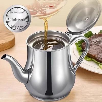 Hanlu Stainless Steel Oil Pot with Strainer