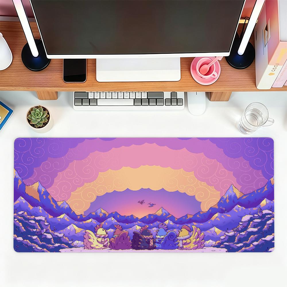 Stardew Valley Hra Kuře Podložka pod myš Pro Kancelář Hraní Her A Klávesnice Protiskluzová Velká Vodotěsná