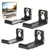2pcs Heavy Duty Floating Rack Space Efficient Speaker Holder Speaker Wall Mount  Home Theater