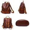 College Women Backpack Designer Soft Leather Vintage Packbag Female Travel Back Pack School Bags for Teenage Girls Shoulder Bag