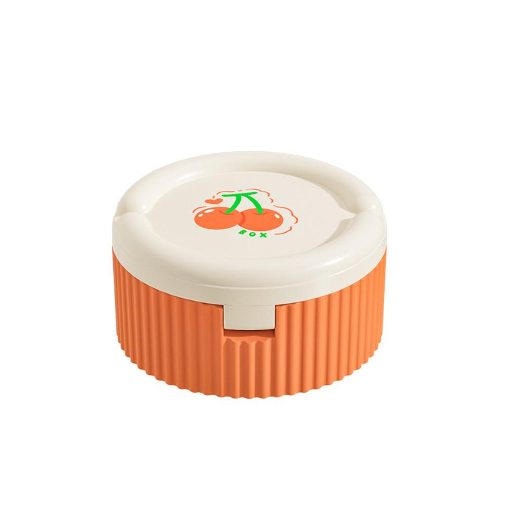 

with Small Water Cup Medicine Case 4 Grid Medicine Dispensing Box Medicine Organizer Daily Use оранжевый