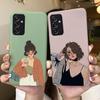 For Samsung A82 Phone Case Butterfly Lavender Matte Cover For Samsung Galaxy A82 A 82 Funda Soft Silicone Shockproof Bumper Capa