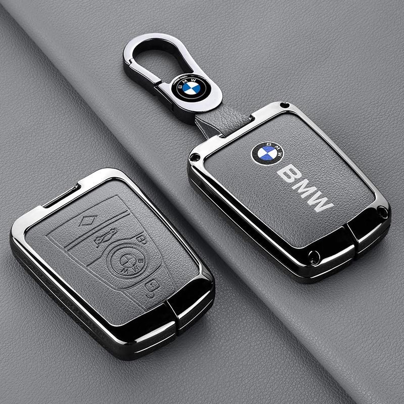 Zinc Alloy Car Remote Key Case Cover Holder Shell For BMW I3 I8 Series 2014 2015 2016 2017 2018 Protection Keychain Accessories