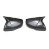 For Ford Edge 2015-2025 Car Sticker Rearview Side Mirror Cover Wing Cap Exterior Door Rear View Case Trim Carbon Fiber Look ABS