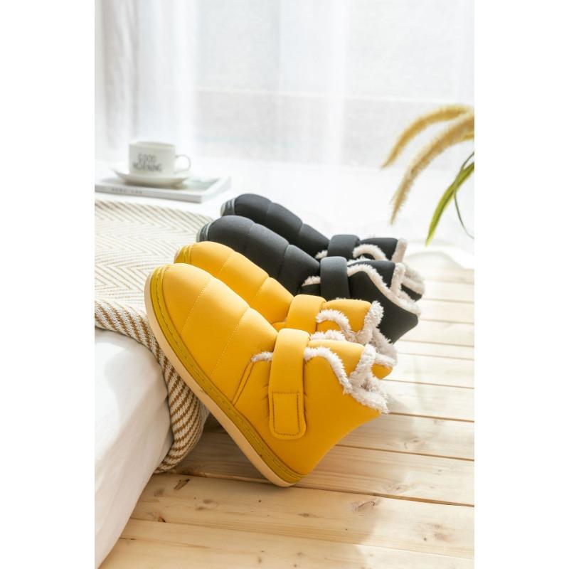 Cotton slippers women's bags and slippers winter home indoor home cotton shoes home shoes confinement shoes spring and autumn postpartum October