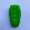 Zad Silicone Car Key Case Cover For Ford Mondeo Focus Fiesta Kuga C-Max S-Max Mk3 Replacement Auto 3 Buttons Key Protector