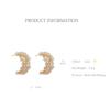 Yhpup Cute Natural Shell Flower Stud Earrings for Women Korean Geometric Small Earrings Copper Jewelry Boucle D'Oreille Femme