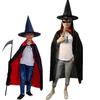 Red & Black Double Layer Vampire/Pirate Cape - Halloween Cosplay Cloak