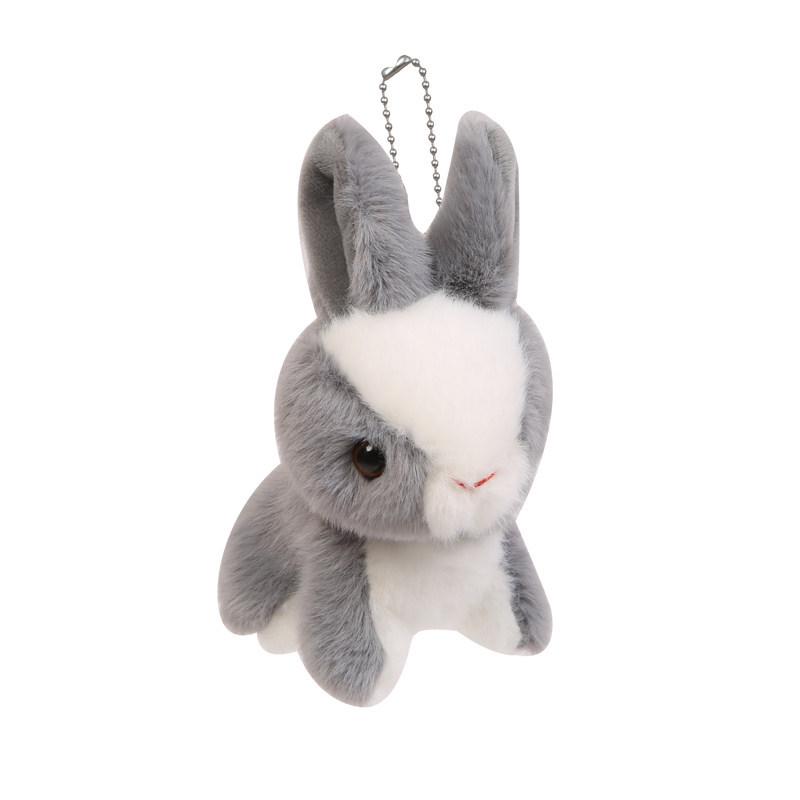 Adorable White Rabbit Plush Toy: Cute Cartoon Rabbit Doll Pendant