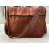 Vintage Leather Messenger Shoulder Laptop Bag Briefcase  Men