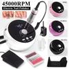 45000RPM Electric Nail Drill Professional Manicure Machine with Brushless Motor Nails Sander Set Nail Salon Polisher Equipment