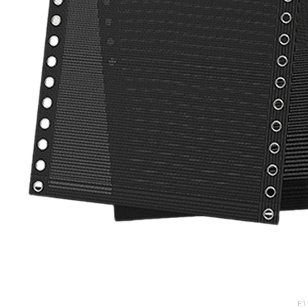 Recliners Chair Replacement Outdoor Folding Mesh Parts with 4 Bungee Cords for Lounge