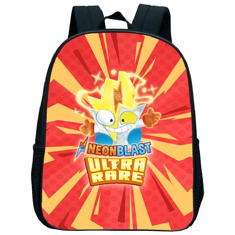 Superzings Kazoom Kids Backpack Children Kindergarten Schoolbag Super Zings 3-5 Years Old Boys Girls Cute Nursery Kids Bag