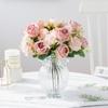 Autumn Peony Silk Flowers: Artificial Bouquet for Window Display and Floral Arrangements