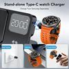 4 In 1 Wireless Charger Alarm Clock Stand For Samsung S26 S25 Galaxy Watch 8 7 6 5 Active 2 Buds4 Pro 3/2 Fast Charging Station
