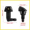 4pcs Car Front Windshield Wiper Washer Nozzle for Honda Civic 2006-2011 for Odyssey 2005-2010 for Accord 2003-2007 for Element 2003-2011