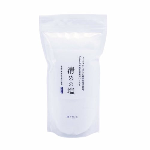 Kamidana no Sato's Moist and Easy-to-Make Purifying Salt for Offerings/Purification, 500g, Perfect for Purifying, Bringing Good Fortune, and Purifying