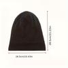 1pc Adjustable Satin Lined Double Layer Sleeping Hat For Hair Protection