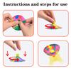 Bounce Bowls Ball Fidget Toy Decompression Spinning Stress Relief Pop Up Toy Outdoor Game Sports Fingertip Toy for Boys Girls