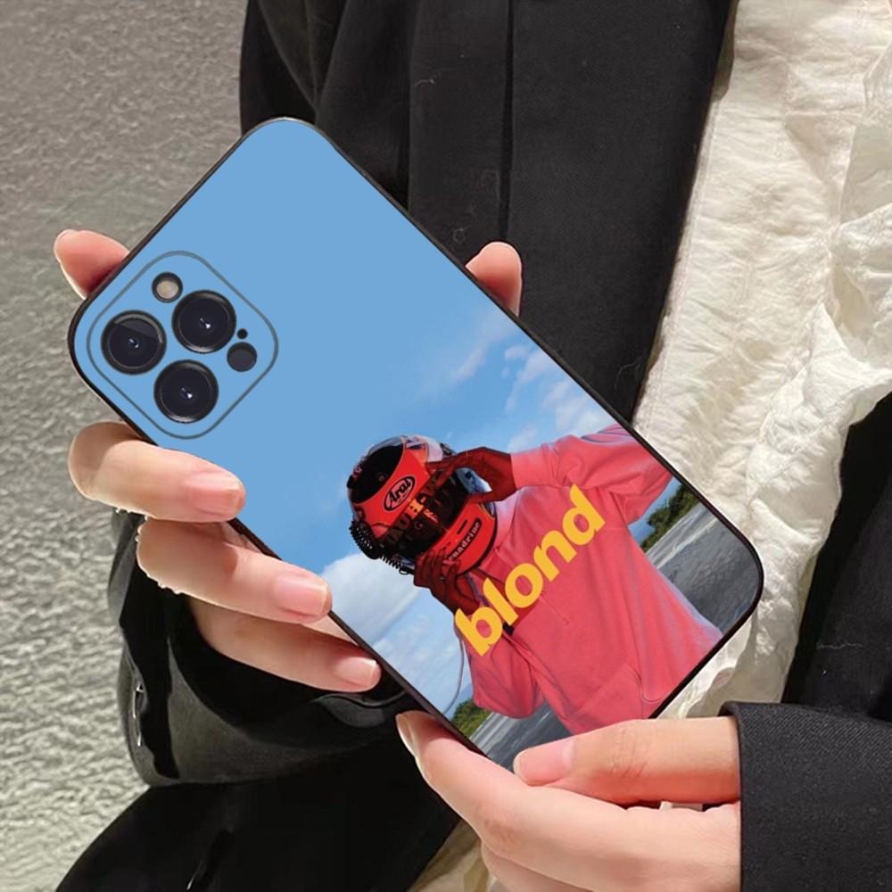 

F-Frank Singer Ocean Blonde Phone Case For iPhone 15 14 11 12 13 Mini Pro XS Max Cover 6 7 8 Plus X XR SE 2020 Funda Shell iPhone 13