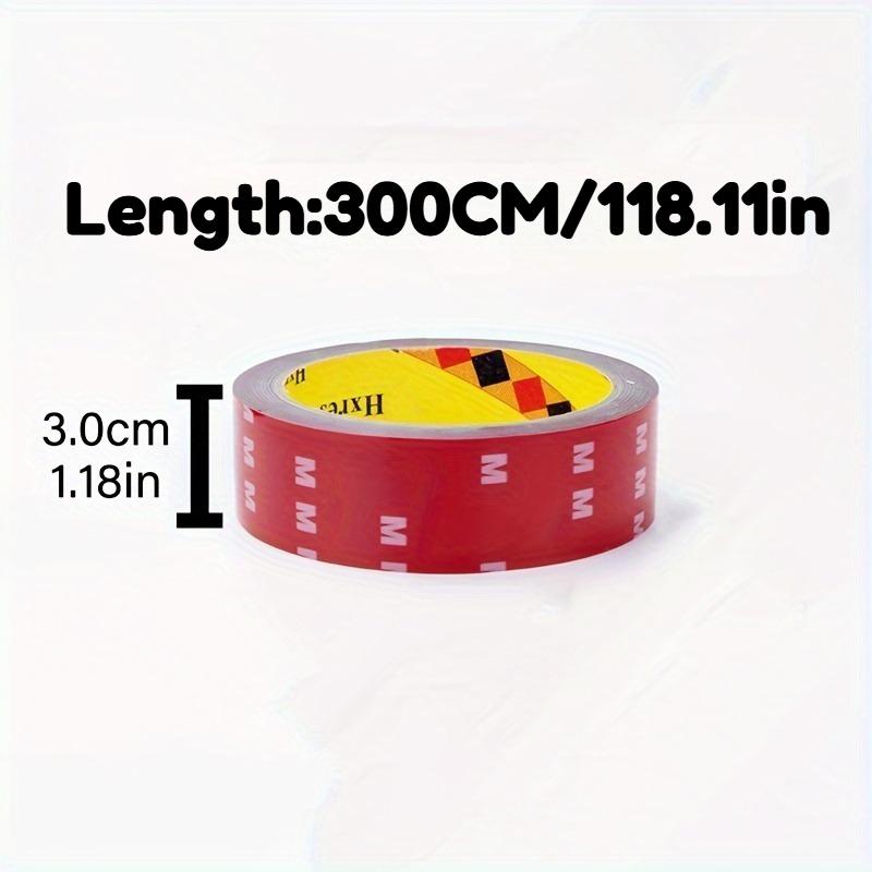 300CM Extra Strong Double Sided Tape Adhesive Car Special Tear Off Without Leaving Traces High Viscosity Mounting Fixing Sticky