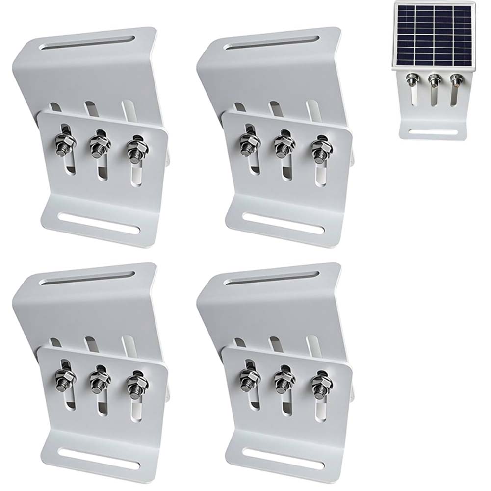 Solar Energy Setup L-shaped Mount Secure Installation For Solar Panels Solar Panel Mounting Aluminum Alloy Construction