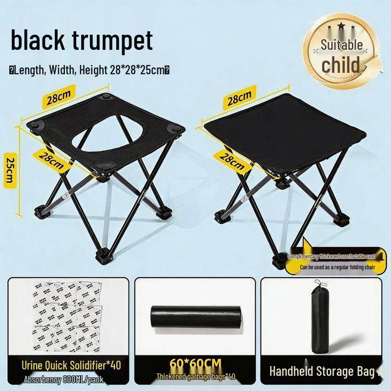 Portable Folding Travel & Camping Toilet