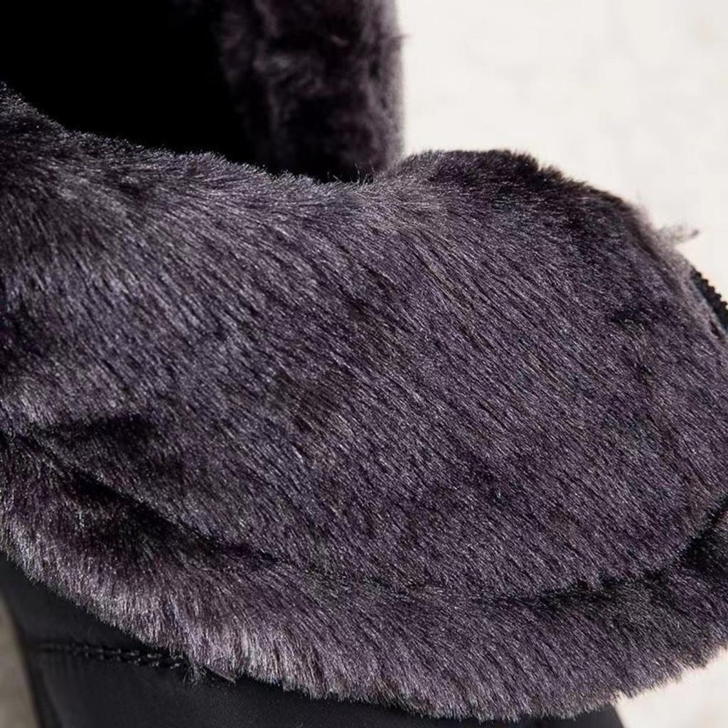 Women's Comfortable Winter Boots with Plush, Soft Soles for Outdoor Warmth, Suitable for All Seasons