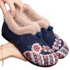 Shoes Women's Cotton Shoes Winter Women's Shoes Velvet One-pedal Embroidered Shoes Fluffy Shoes Large Size Cotton Shoes