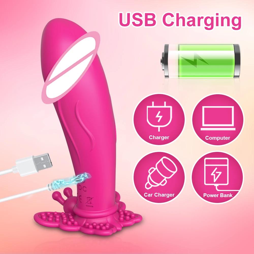 Wibrator analny motylek dla kobiet Dildo stymulator punktu G stymulator łechtaczki korek analny produkt erotyczny zabawka dla dorosłych zabawka erotyczna 18+