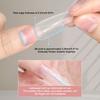 180Pcs Sandwich Dual Nail Form Mold Reusable Full Cover Mold Clear Nail Art Extension Shaping Tool Coffin Almond Nail Forms