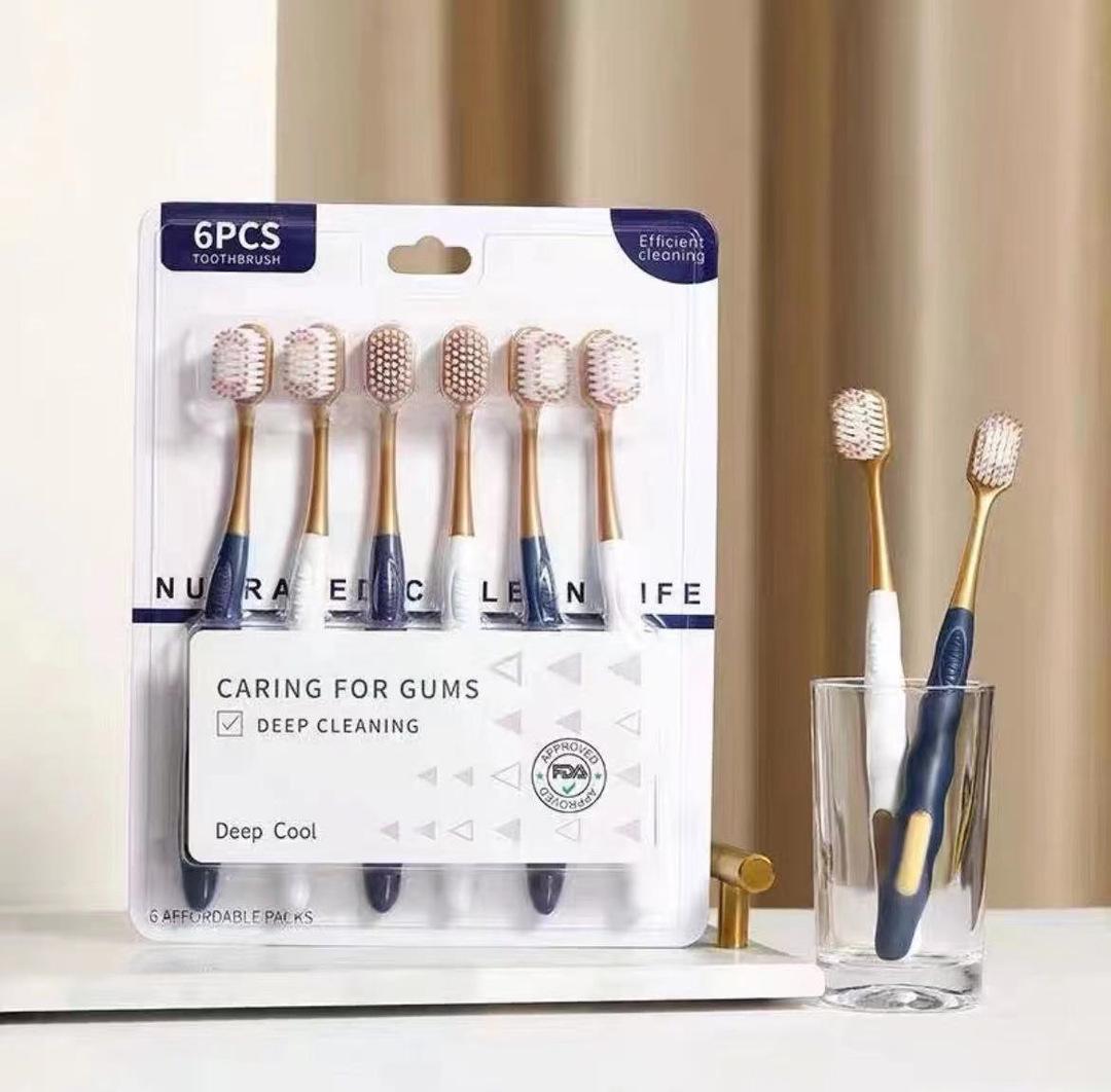 

Набор зубных щеток для всей семьи от Sam s Ultra-Soft — высококачественная широкая головка для домашнего и портативного использования