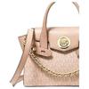 Michael Kors Borsa a tracolla Carmen Vintage Color Block con catena intrecciata da donna Borsa a mano Rosa 30T0GNMM0B-BALLET
