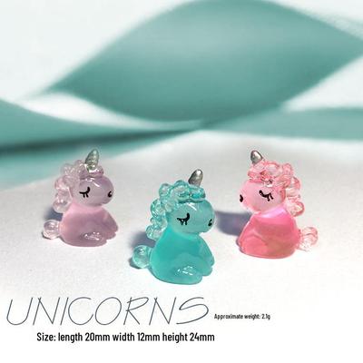 New 3D Luminous Unicorn Ornament for Cars and Indoor Décor