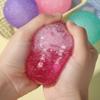 9Cm Jumbo Squishy Ball Handmade Pink Maltose Squeeze Toy Clear Aesthetic Desk Decor Anti Stress Sensory Toy For Girl Gift