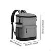 Backpack Backpack, Modern Portable Thermal Bag, Isolated Bag So That Men's Women Work, Beach,