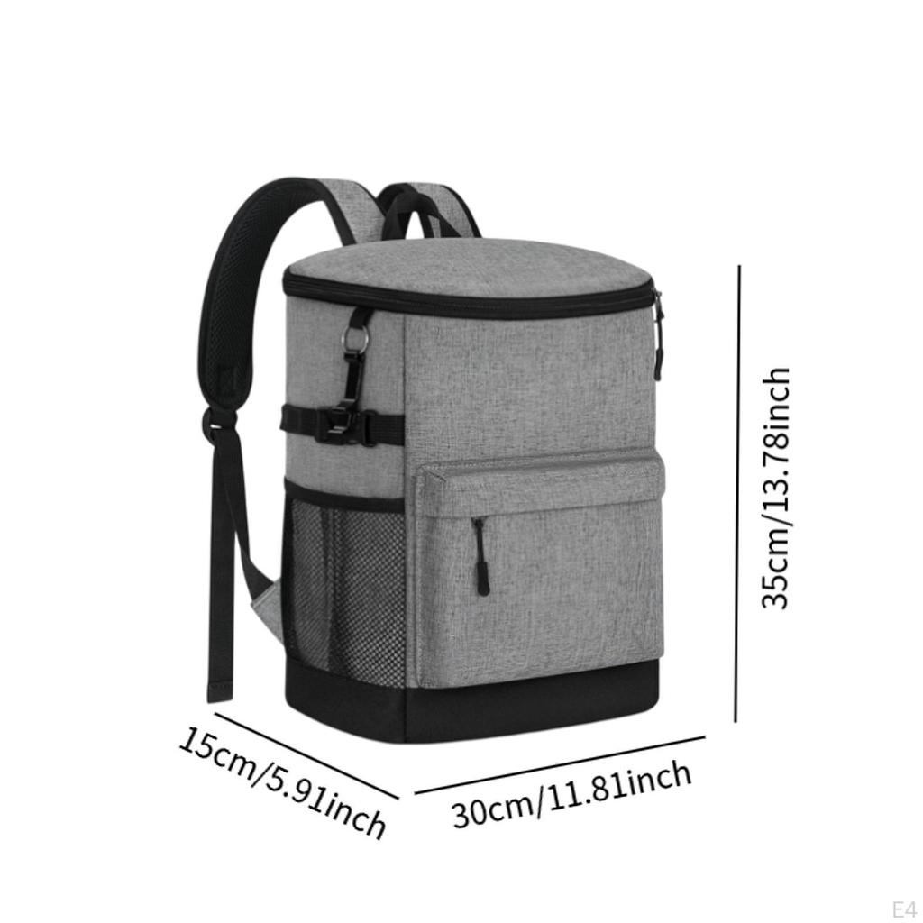 Backpack Backpack, Modern Portable Thermal Bag, Isolated Bag So That Men's Women Work, Beach,