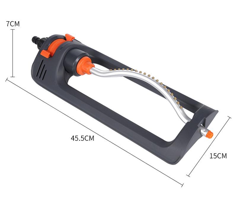 19-Hole Automatic Swing Sprinkler for Concrete Bridge and Yard Maintenance