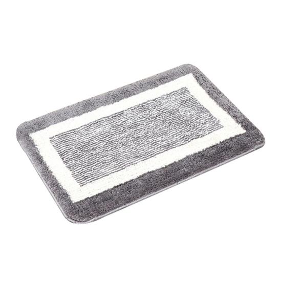 Bathroom Anti-Slip Mat, Ultra Soft Water-Absorbent Fiber Bath Mat, Non-Slip Thick Cushioned Floor Mat, for Tub Home Decor Accessories