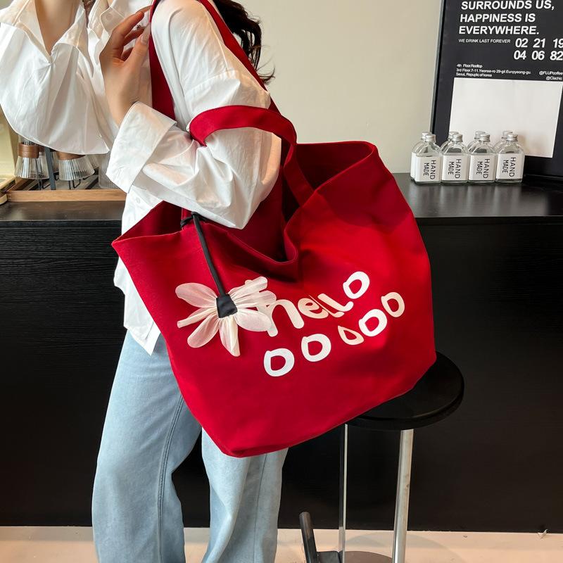 2025 new ins large-capacity shoulder bag niche design fashion trend tote shopping bag casual tote bag
