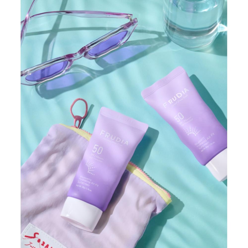 Frudia Blaubeere Feuchtigkeitsspendende Air Fit Sonnencreme 50ml